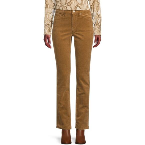 Lauren by Ralph Lauren Pants - NWT Lauren Ralph Lauren Mid-Rise Straight Pants Stretch Corduroy Camel Size 10P
